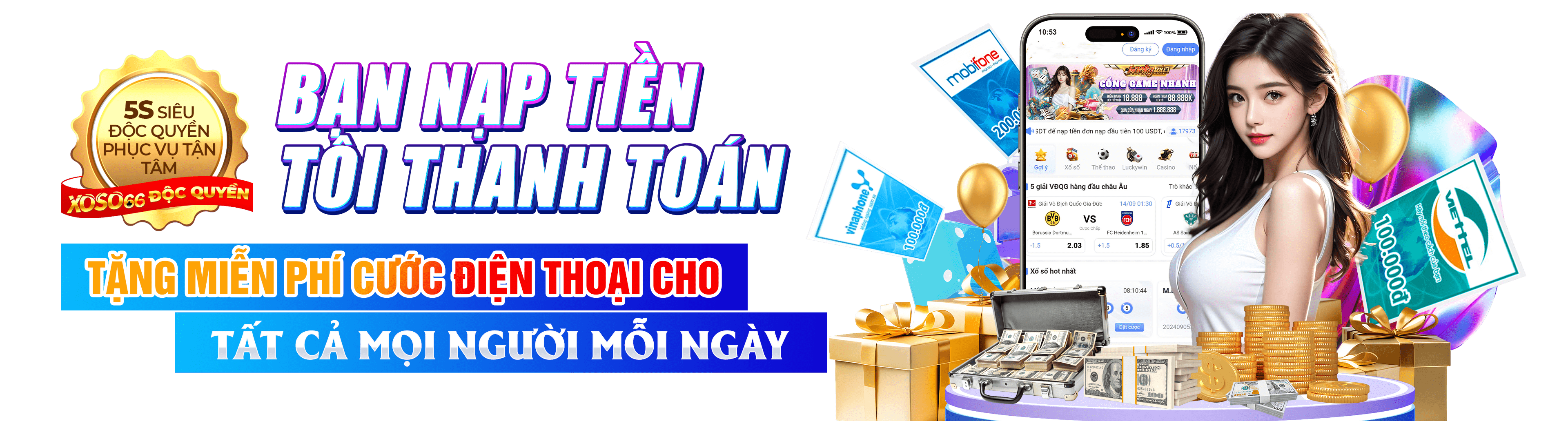 Hình ảnh quảng cáo của win99 hiển thị nền tảng và các lợi ích
